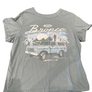 Ford Kids Gray Tee with Vintage Bronco Design